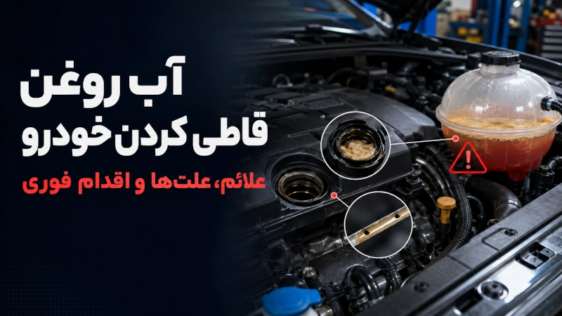تعمیر آب روغن قاطی کردن خودرو